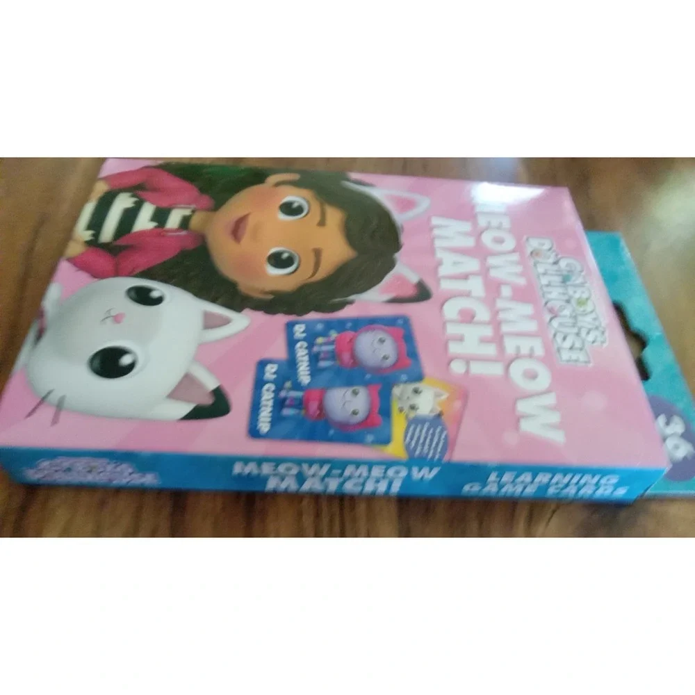 Gabby's Dollhouse Meow-Meow Match Card Game Pack With 36 Cards Inside Box New!